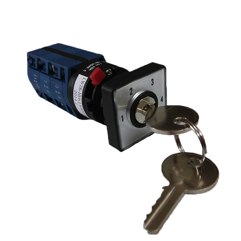 10A小产品单孔带钥匙转换开关（替代ADA、LW39、CA10)